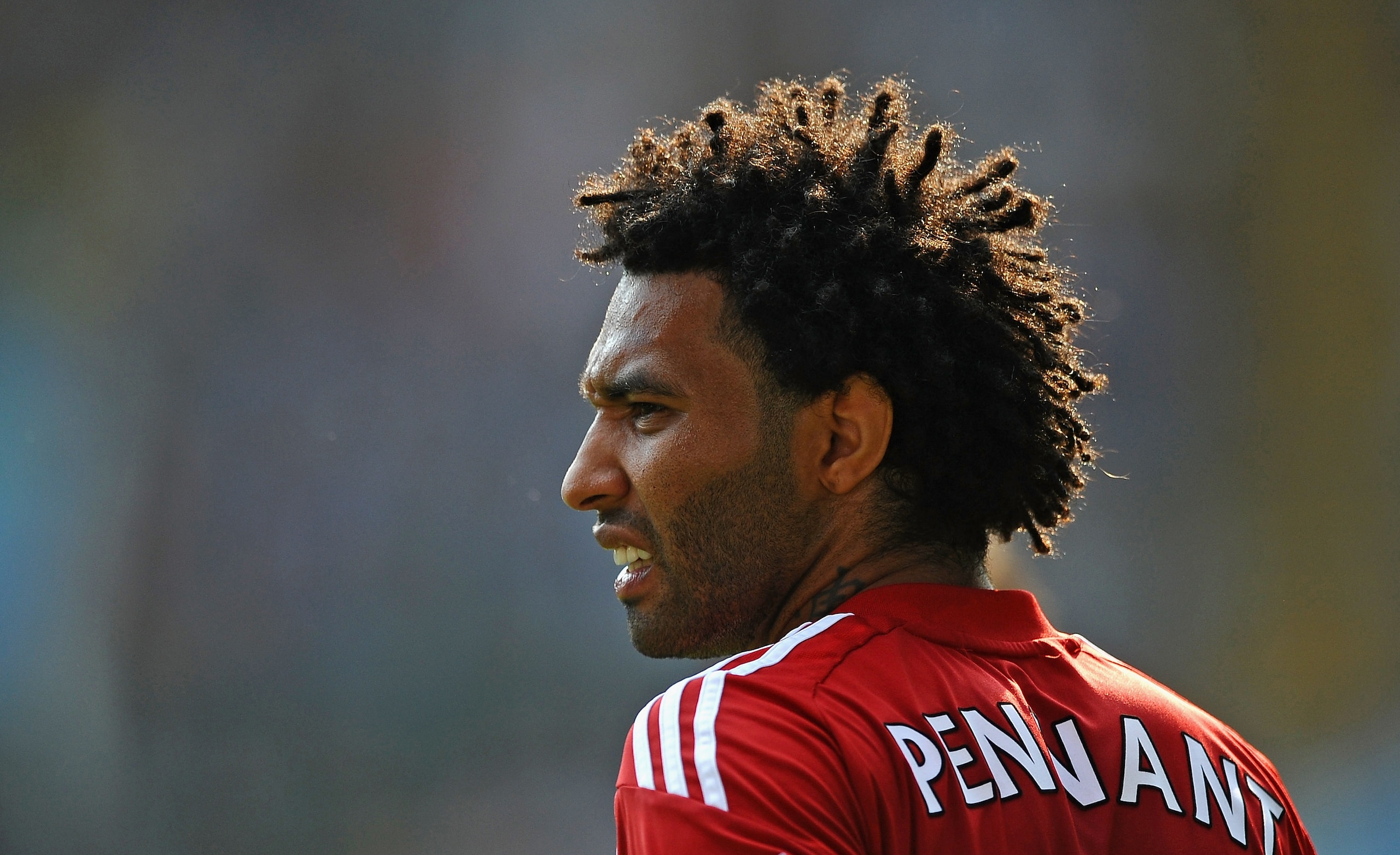 BIRMINGHAM, ENGLAND - APRIL 23: Jermaine Pennant of Stoke City looks on during the Barclays Premier League match between Aston Villa and Stoke City at Villa Park on April 23, 2011 in Birmingham, England.  (Photo by Laurence Griffiths/Getty Images)