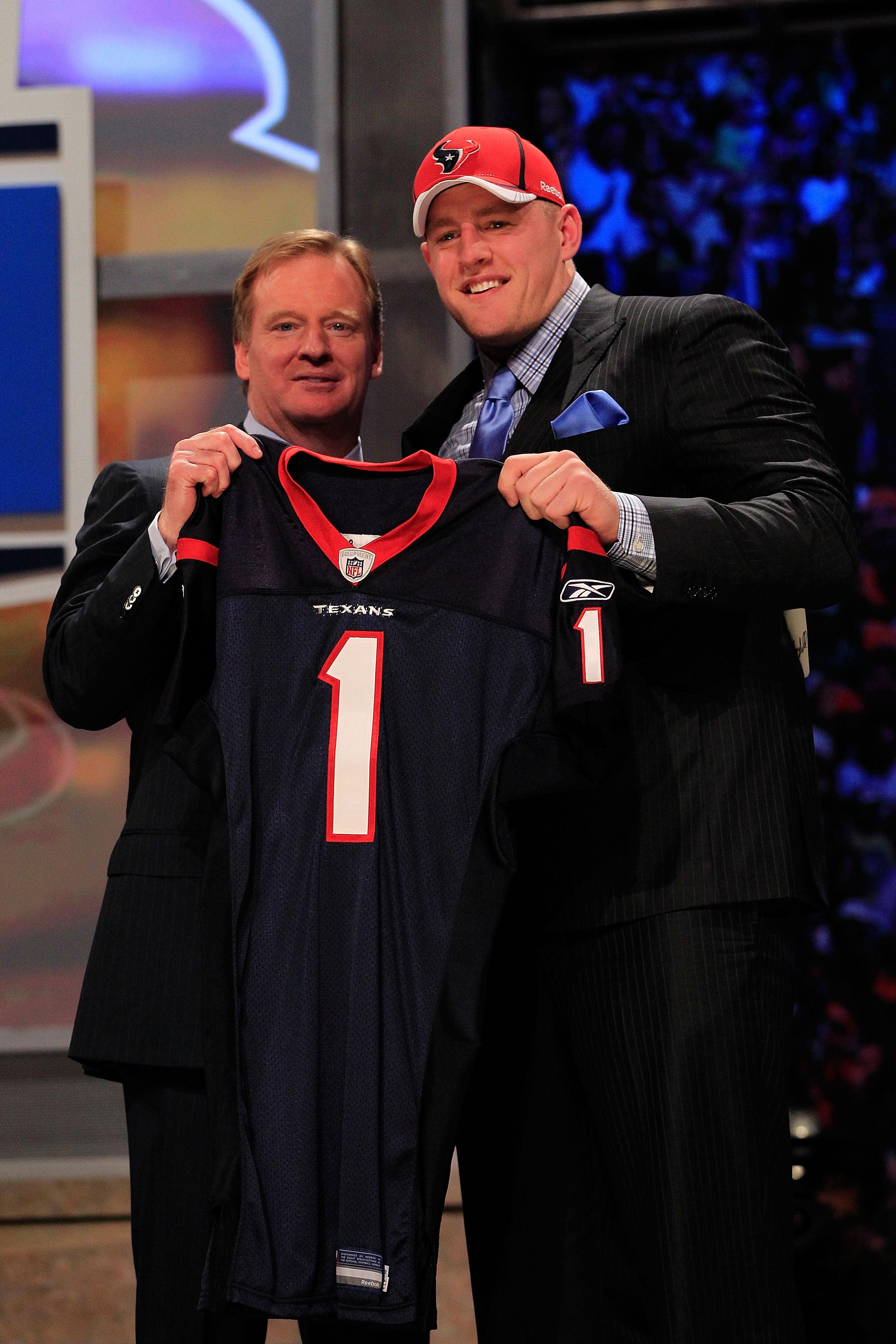 You looked the part of a Texan on draft night, J.J.