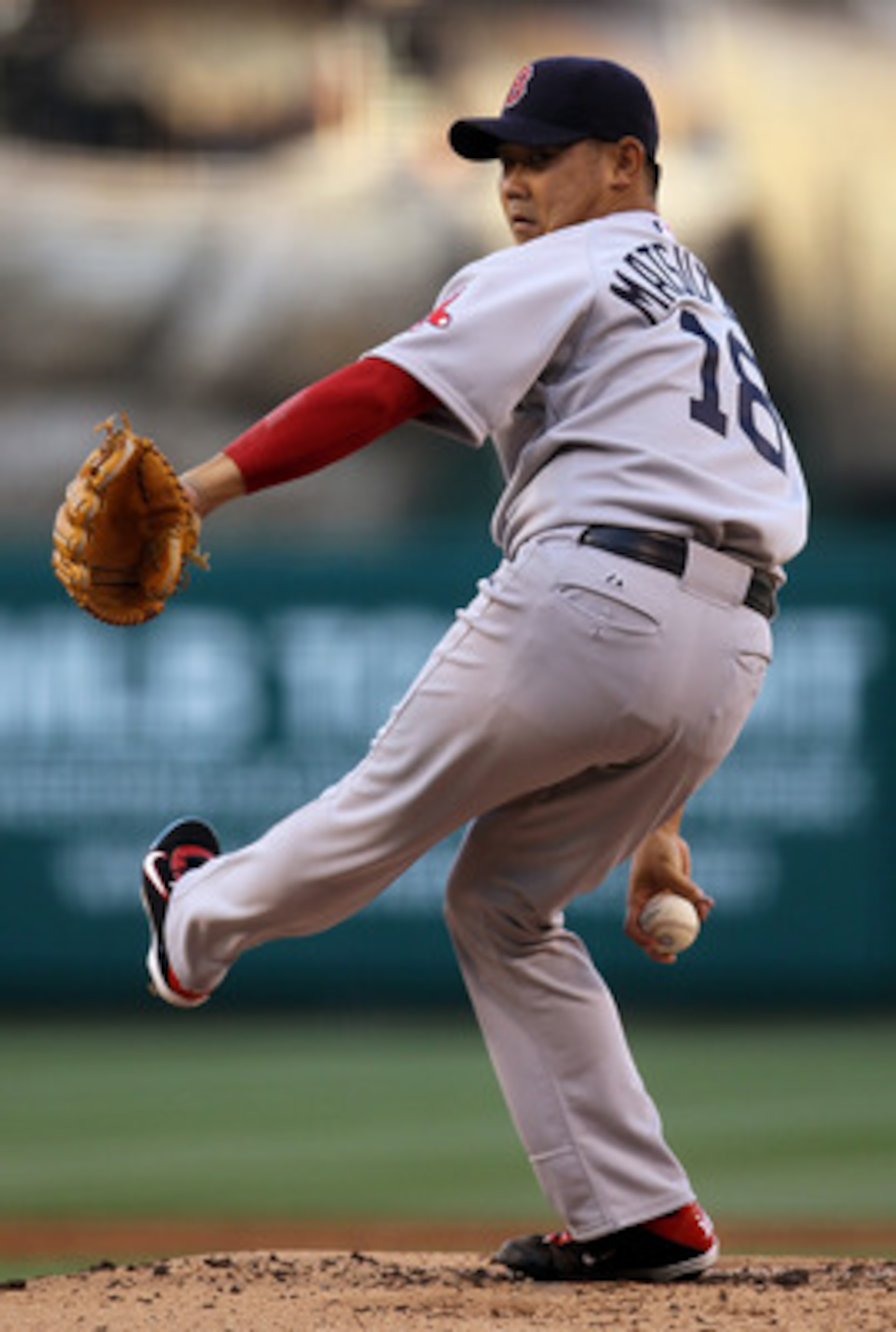 ANAHEIM, CA - APRIL 23: Daisuke Matsuzaka #18 of the Boston Red Sox throws a pitch against the Los Angeles Angels of Anaheim on April 23, 2011 at Angel Stadium in Anaheim, California. (Photo by Stephen Dunn/Getty Images) ANAHEIM, CA - APRIL 23: Daisuke Matsuzaka #18 of the Boston Red Sox throws a pitch against the Los Angeles Angels of Anaheim on April 23, 2011 at Angel Stadium in Anaheim, California. (Photo by Stephen Dunn/Getty Images)
