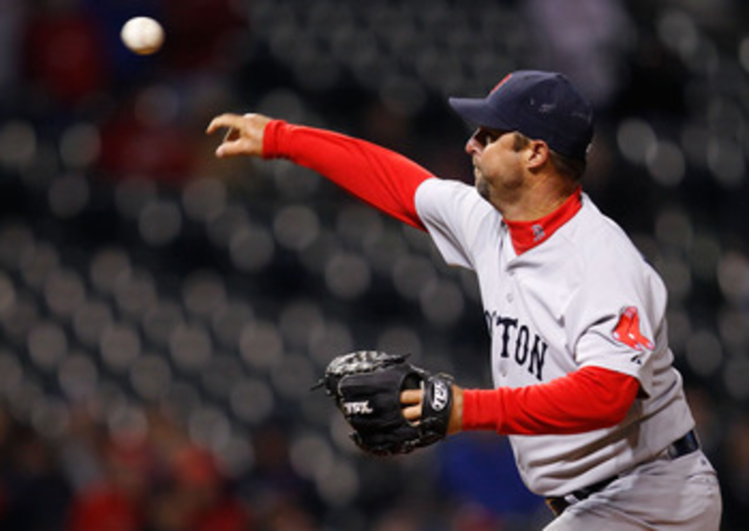 CLEVELAND - APRIL 06:  Tim Wakefield #49 of the Boston Red Sox pitches against the Cleveland Indians during the game on April 6, 2011 at Progressive Field in Cleveland, Ohio.  (Photo by Jared Wickerham/Getty Images)