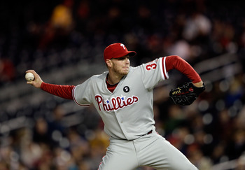 Roy Oswalt in Action Philadelphia Phillies 8 x 10 Framed Baseball Photo