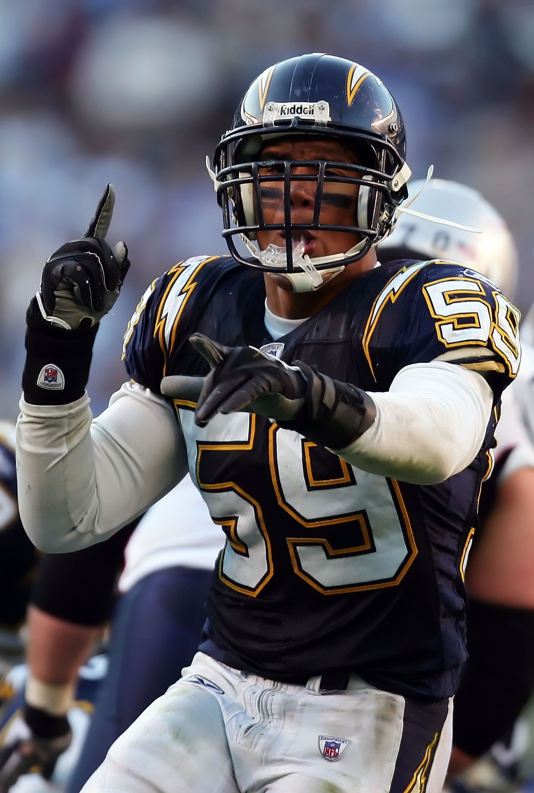 Reebok Linebacker Donnie Edwards # 59 NFL San Diego Chargers