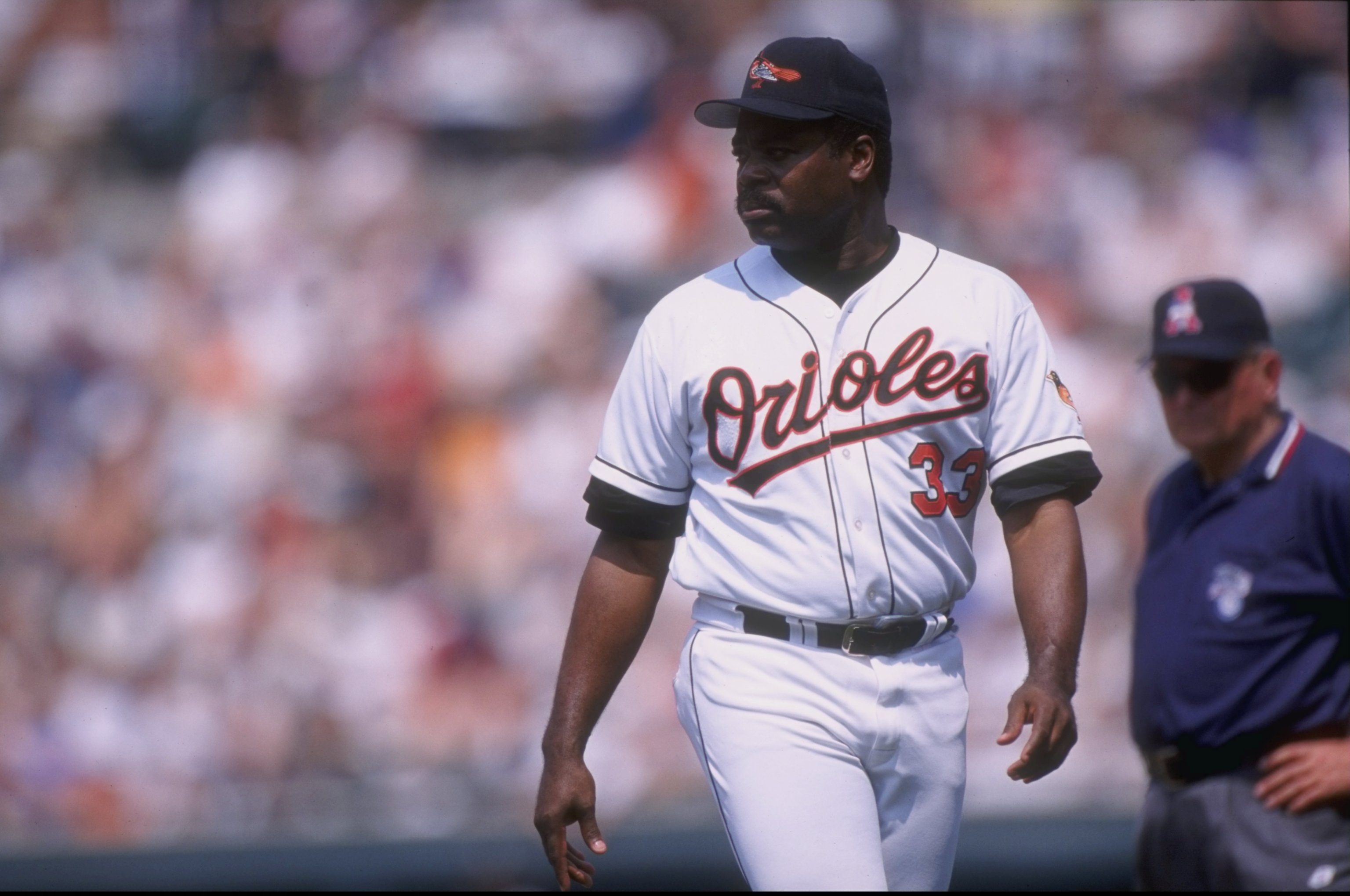 Circa 1983 Eddie Murray Baltimore Orioles Game Worn Hat