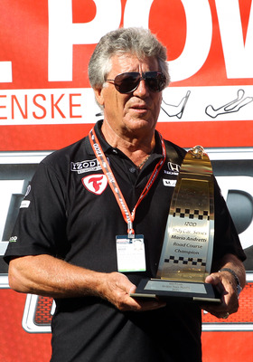Mario Andretti still works for the IndyCar series as spokesman and two-seater driver.