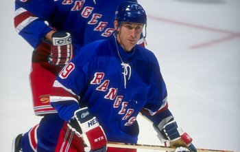 Center Wayne Gretzky of the New York Rangers in action during a game  News Photo - Getty Images