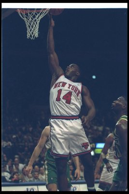 Vintage Anthony Mason #14 New York Knicks Champion NBA Basketball