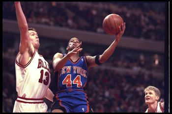 2001-02 New York Knicks Camby #23 Champion Away Jersey