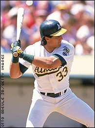 When former Oakland Athletics star Jose Canseco gushed over ex