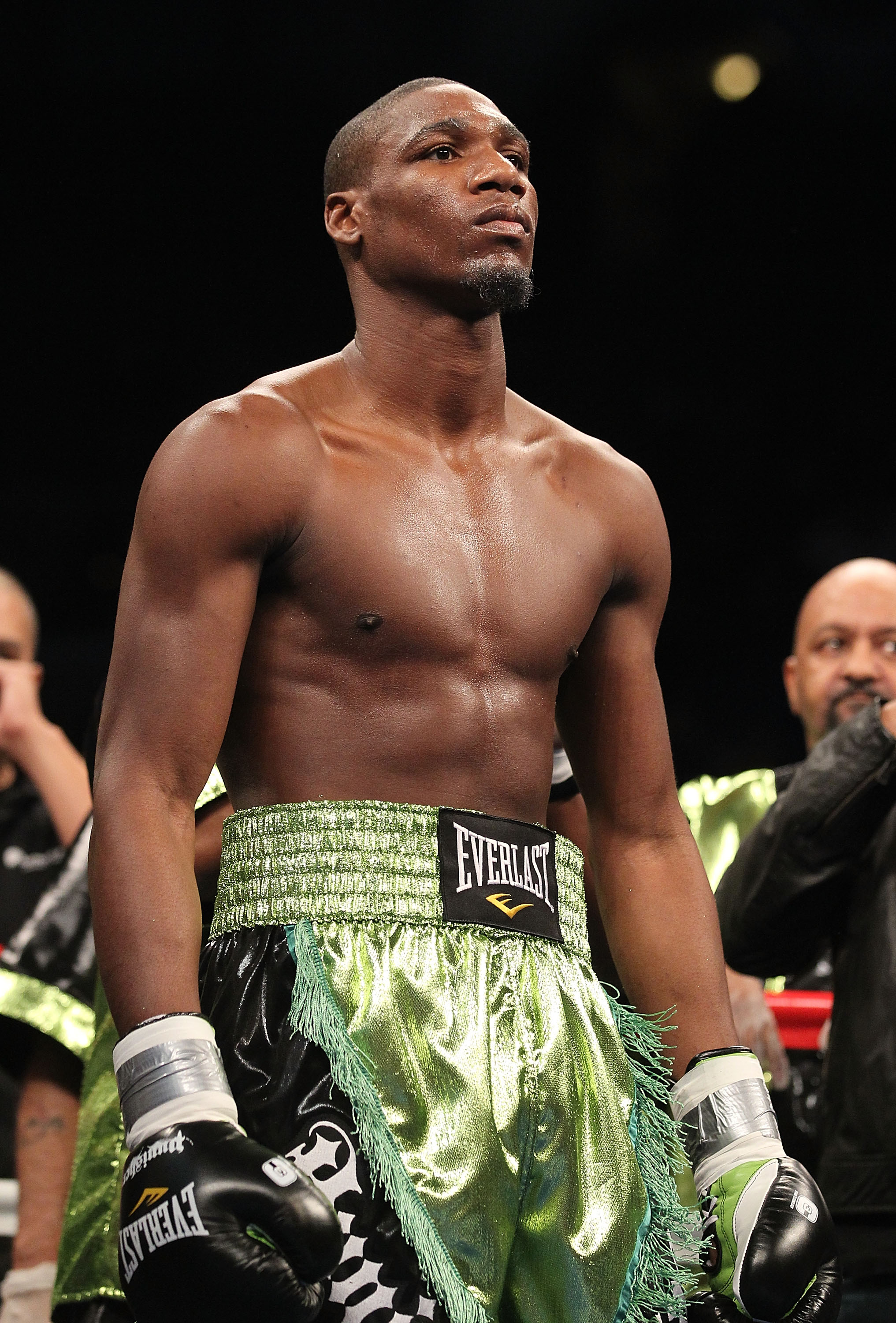 ATLANTIC CITY, NJ - NOVEMBER 20: Paul Williams enters the ring before his fight against Sergio Martinez for the Middleweight Championship fight on November 20, 2010 at The Boardwalk Hall in Atlantic City, New Jersey. (Photo by Al Bello/Getty Images)
