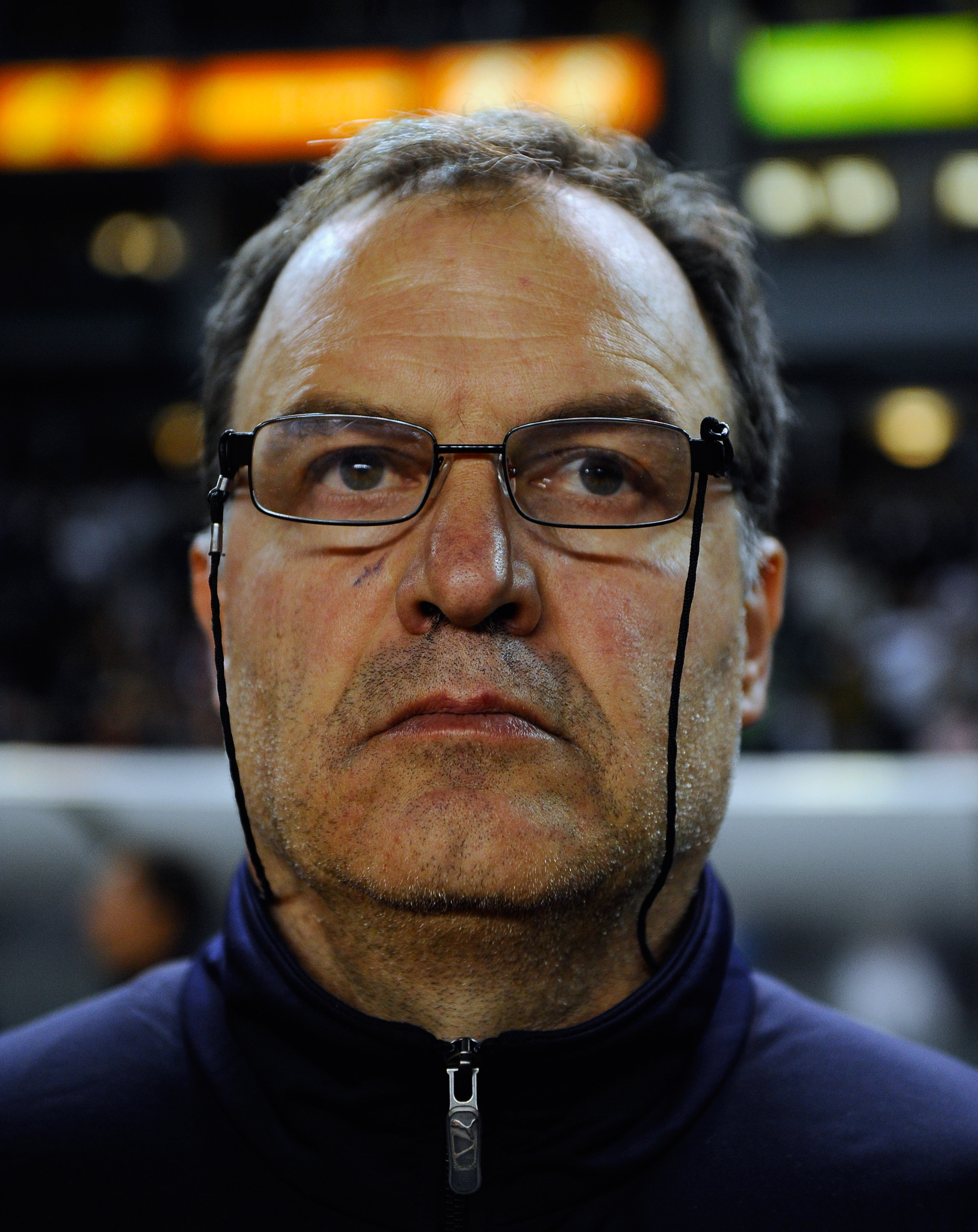 CARSON, CA - JANUARY 22: Marcelo Bielsa coach of Chile during the friendly soccer match against United States at The Home Depot Center on January 22, 2011 in Carson, California.  (Photo by Kevork Djansezian/Getty Images)