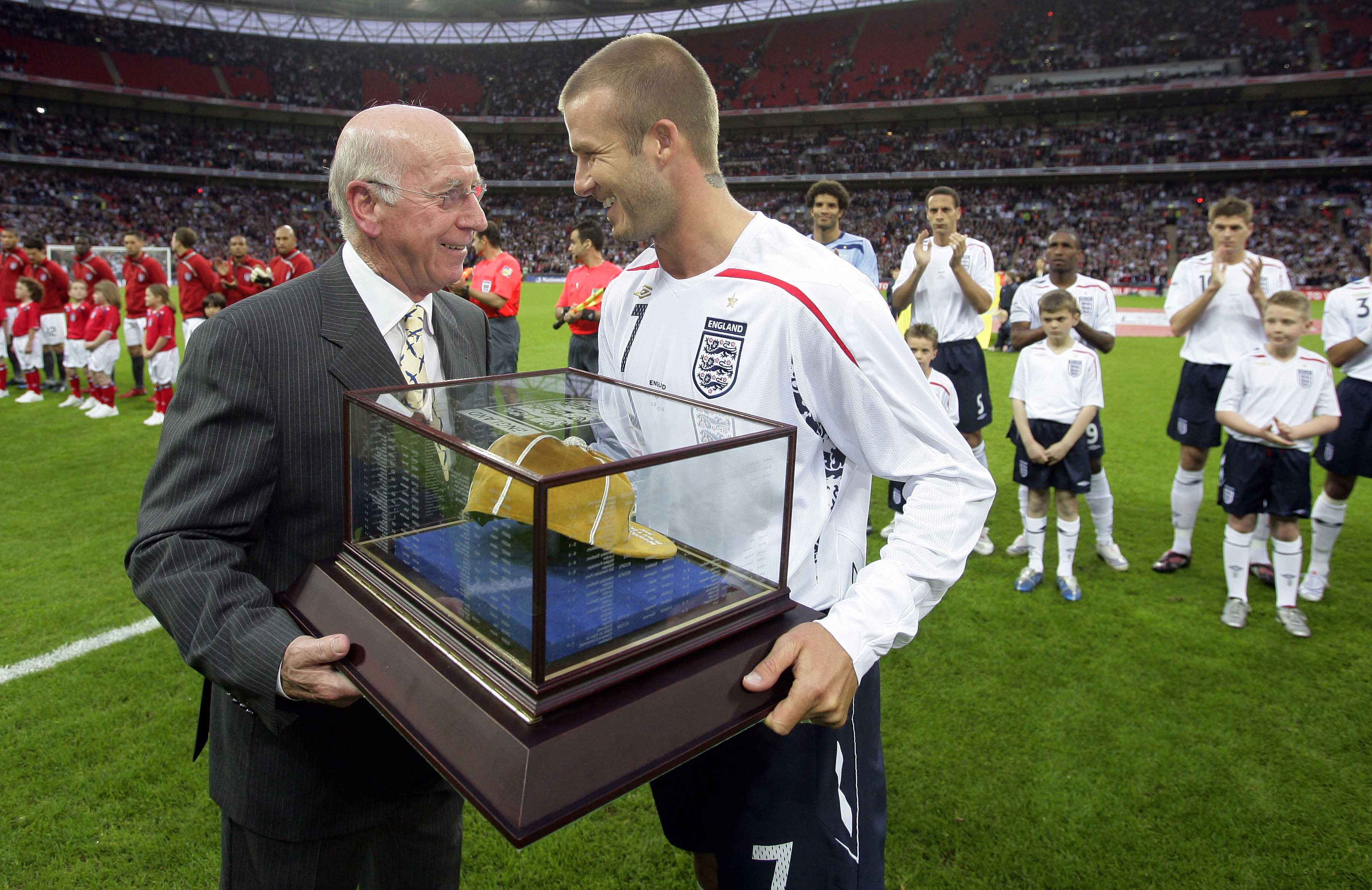 Sir Bobby Charlton is now after a long career the elder statesman of English football