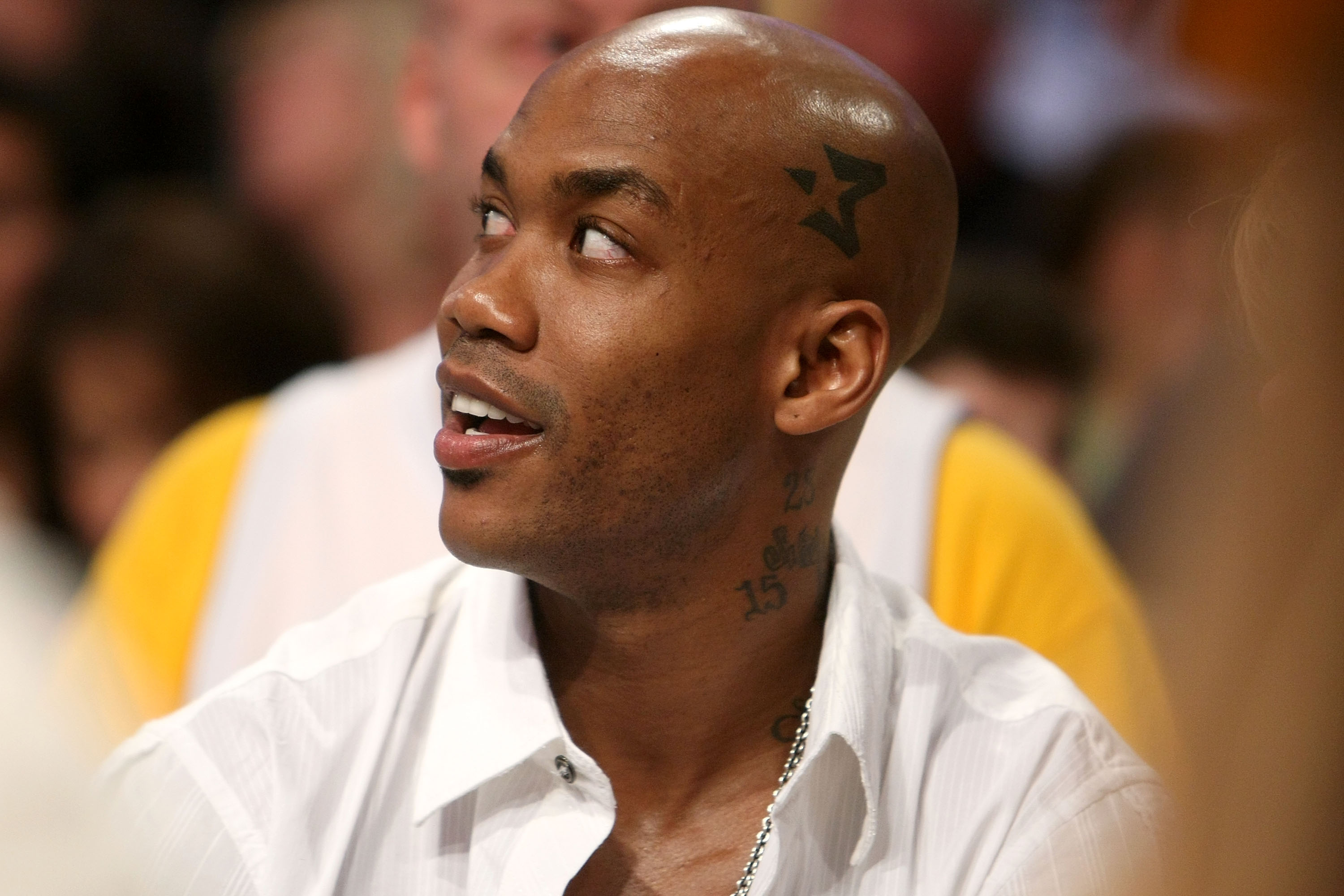 LOS ANGELES, CA - JUNE 07:  Stephon Marbury of the Boston Celtics attends Game Two of the 2009 NBA Finals between the Los Angeles Lakers and the Orlando Magic at Staples Center on June 7, 2009 in Los Angeles, California. NOTE TO USER: User expressly ackno