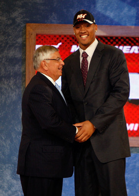 Commissioner David Stern speaks during the 2007 NBA Draft at the WaMu  News Photo - Getty Images