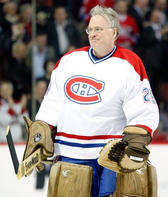 MONTREAL- DECEMBER 4:  Former Montreal Canadien Ken Dryden skates during the Centennial Celebration ceremonies prior to the NHL game between the Montreal Canadiens and Boston Bruins on December 4, 2009 at the Bell Centre in Montreal, Quebec, Canada.  The 