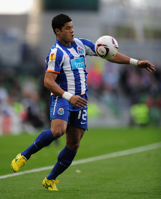 DUBLIN, IRELAND - MAY 18: Hulk of FC Porto on the ball during the UEFA Europa League Final between FC Porto and SC Braga at Dublin Arena on May 18, 2011 in Dublin, Ireland. (Photo by Jamie McDonald/Getty Images)
