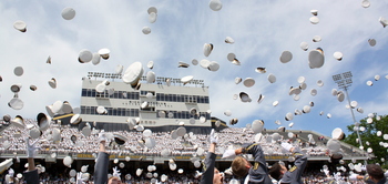 West Point Hat Toss Concludes Graduation