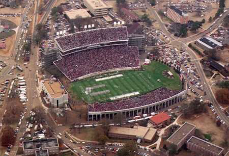 mississippi football state stadium wade davis ncaa ballparks university stadiums college aerial2 sports cowbell fans during want games