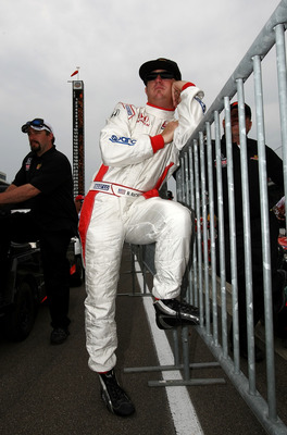 INDIANAPOLIS - MAY 21: Buddy Rice driver of the #44 Panther Racing Dallara Honda during qualifying for the the 95th Indianapolis 500 Mile Race at the Indianapolis Motor Speedway on May 21, 2011 in Indianapolis, Indiana. (Photo by Jonathan Ferrey/Getty I