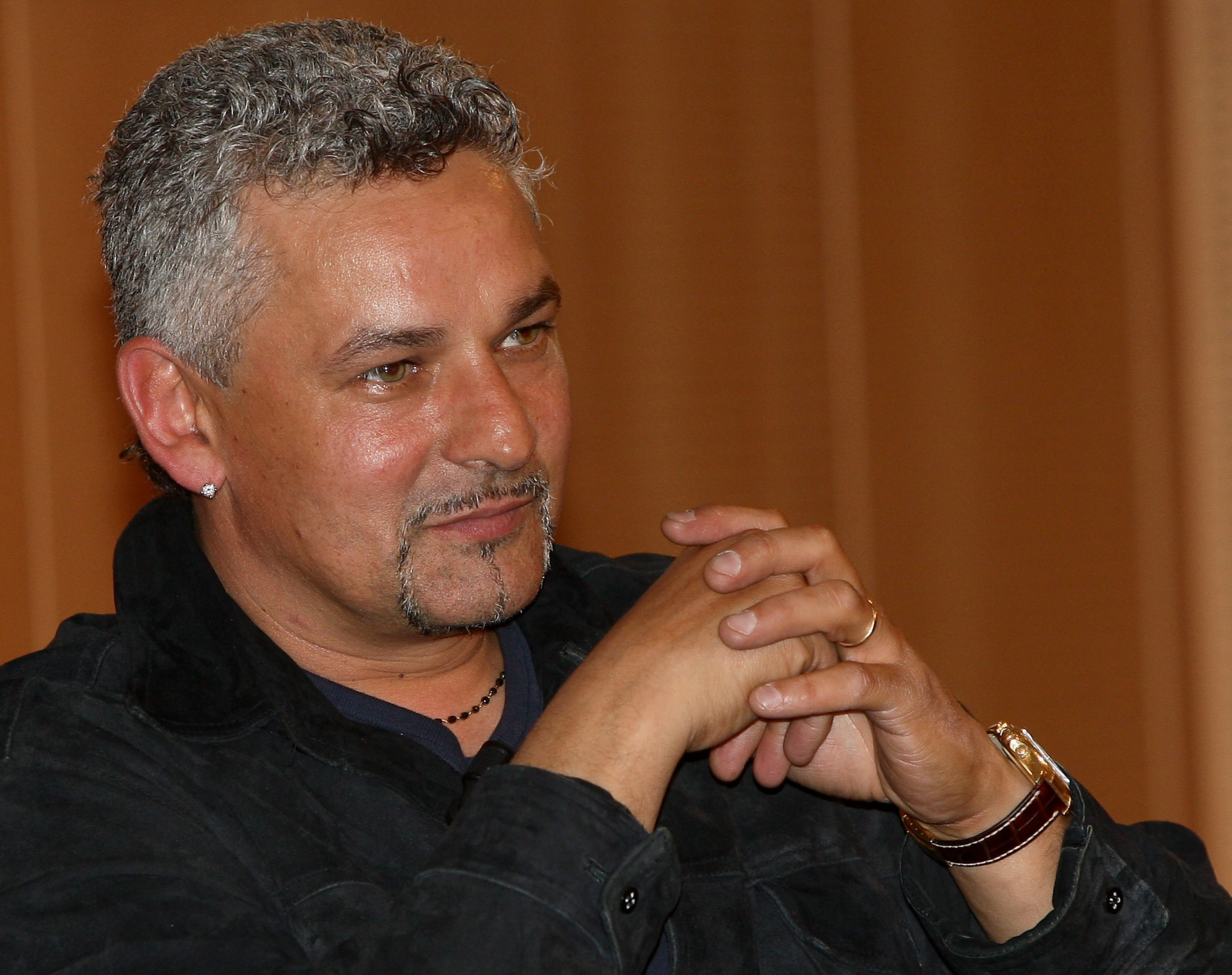MILAN, ITALY - APRIL 21: Roberto Baggio attends 'Attaccante Nato' Book Launch held at Sala Buzzati on April 21, 2010 in Milan, Italy. (Photo by Vittorio Zunino Celotto/Getty Images)