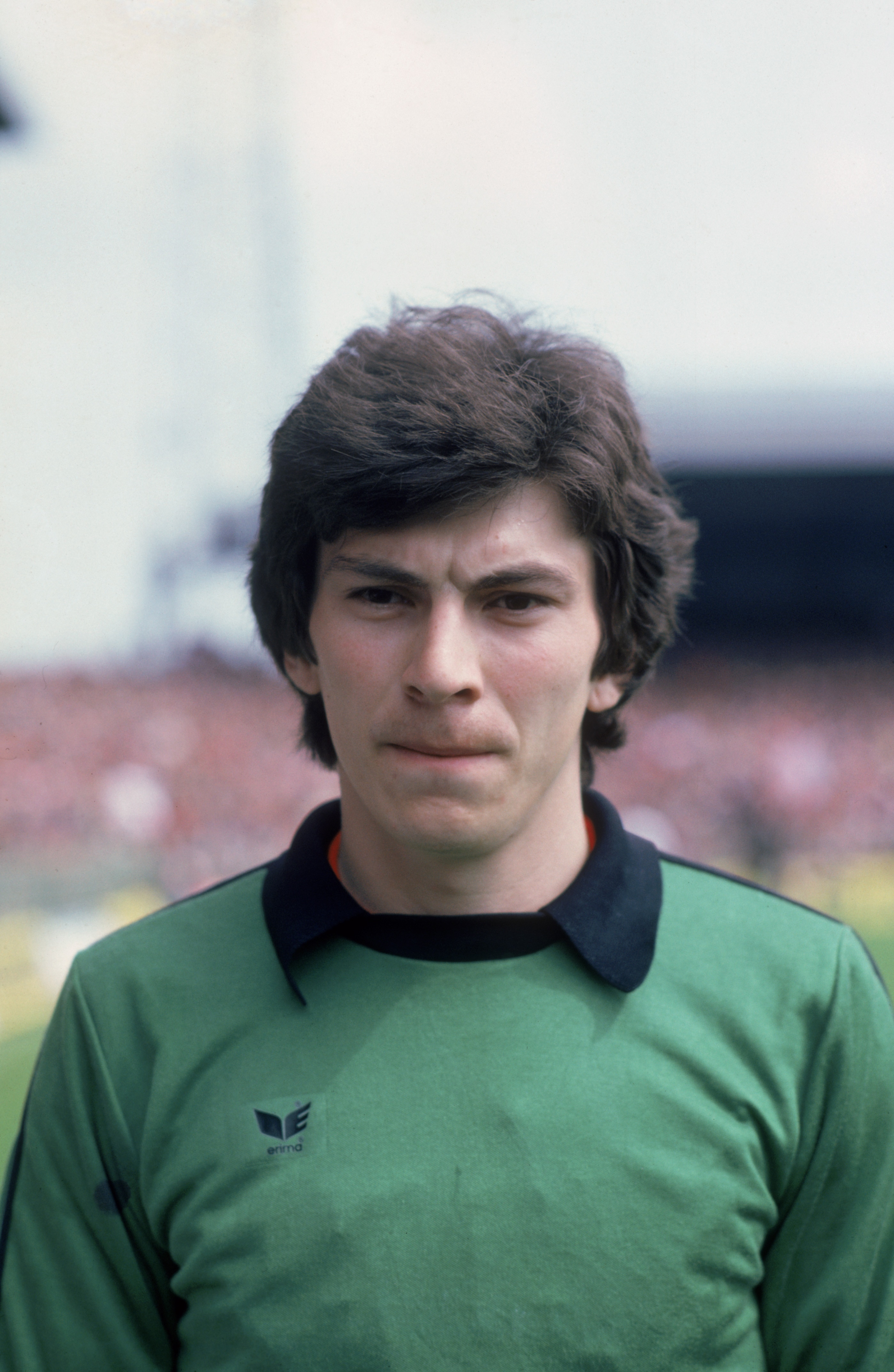 Russian goalkeeper with Spartak Moscow and the Soviet national team Rinat Dasayev, June 1981. (Photo by Duncan Raban/Getty Images)