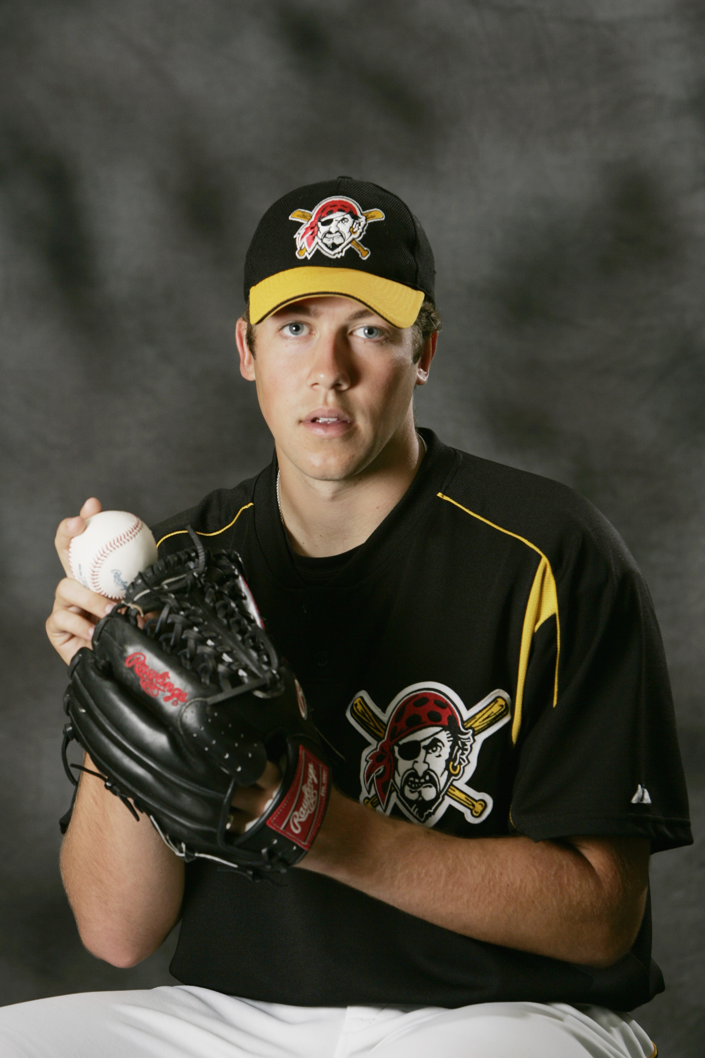 Pitcher Gerrit Cole of the Pittsburgh Pirates poses for a portrait on