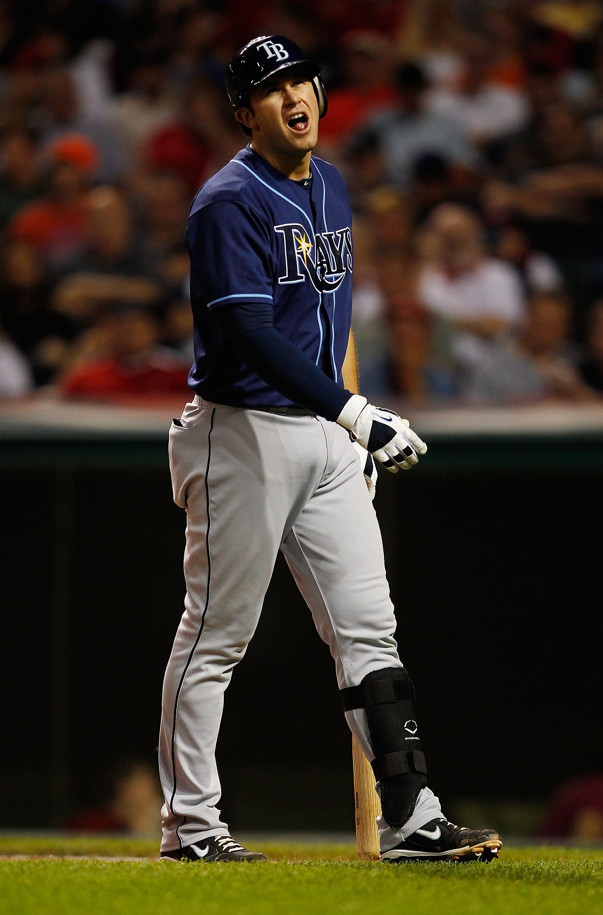 Evan Longoria of the Tampa Bay Rays looks on with his playoff bound News  Photo - Getty Images
