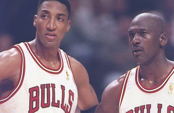 Scottie Pippen in his one and only year with the Houston Rockets