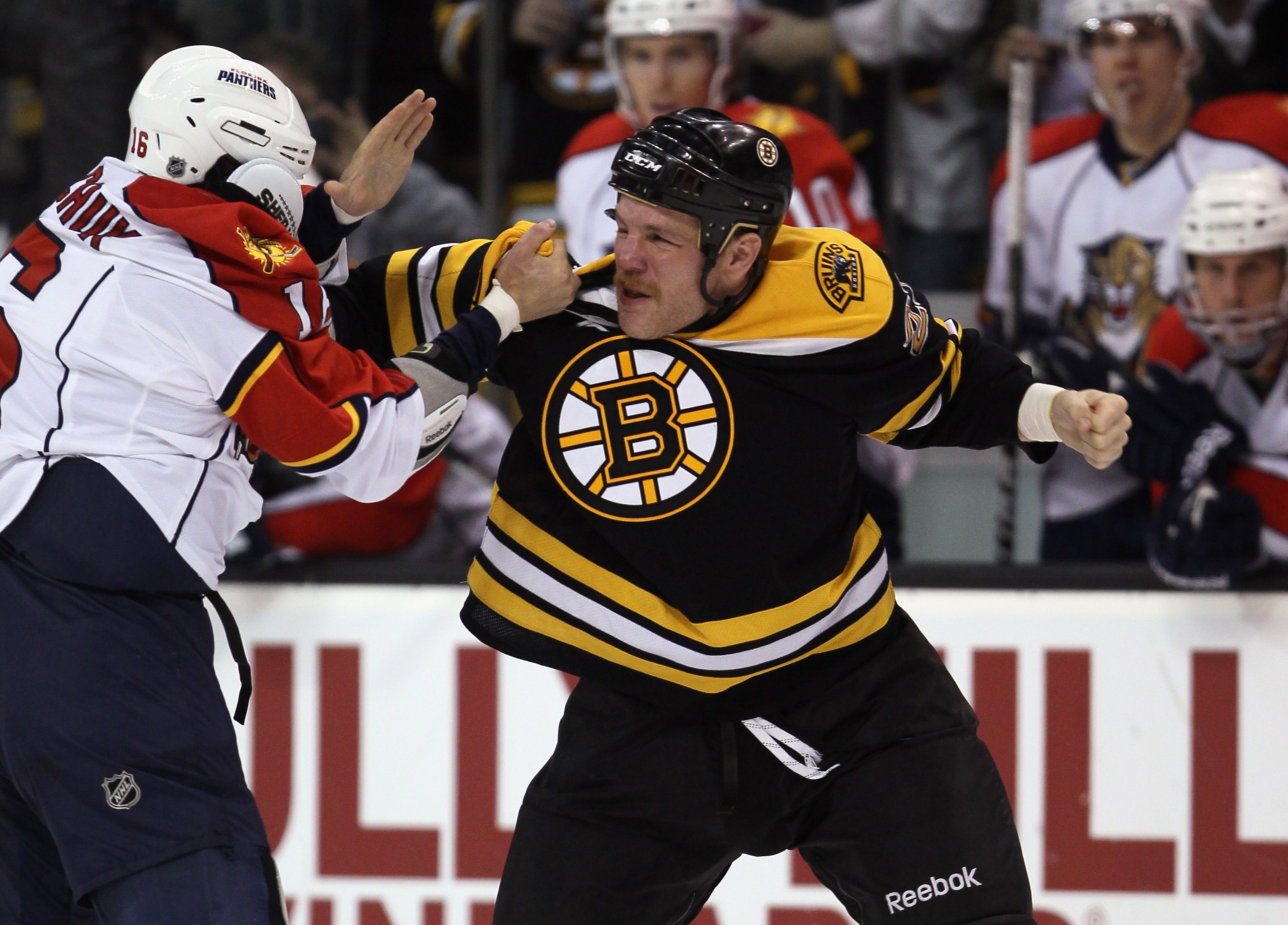 Boston Bruins The Top 10 Fights of the 20102011 Season Bleacher