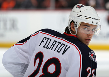 Not a free agent, but Nikita Filatov is worth a draft pick and a chance