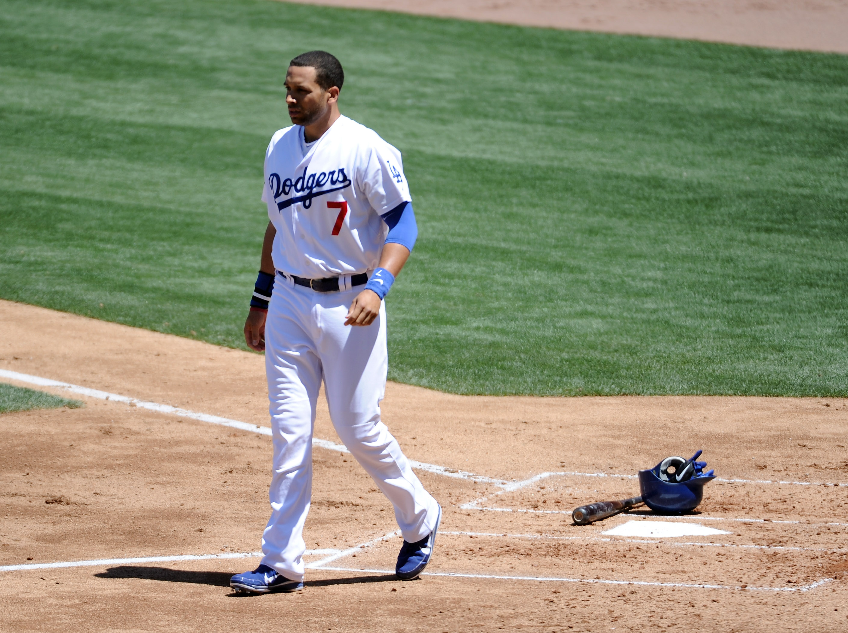 James Loney Signed Los Angeles Dodgers White Jersey W/PROOF