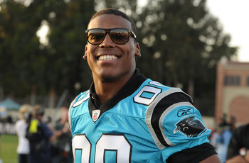 LOS ANGELES, CA - MAY 20:  Cam Newton attends the NFL PLAYERS Premiere League Flag Football Game at UCLA on May 20, 2011 in Los Angeles, California.  (Photo by Noel Vasquez/Getty Images)