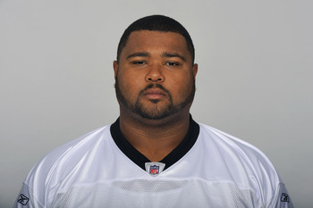 METAIRIE, LA - CIRCA 2010: In this handout image provided by the NFL, Carl Nicks of the New Orleans Saints poses for his 2010 NFL headshot circa 2010 in Metairie, Louisiana. (Photo by NFL via Getty Images)