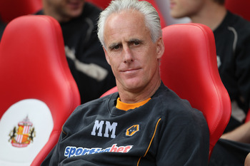 SUNDERLAND, ENGLAND - MAY 14:  Mick McCarthy manager of Wolverhampton Wanderers prior to the Barclays Premier League match between Sunderland and Wolverhampton Wanderers at The Stadium of Light on May 14, 2011 in Sunderland, England. (Photo by Ian MacNico