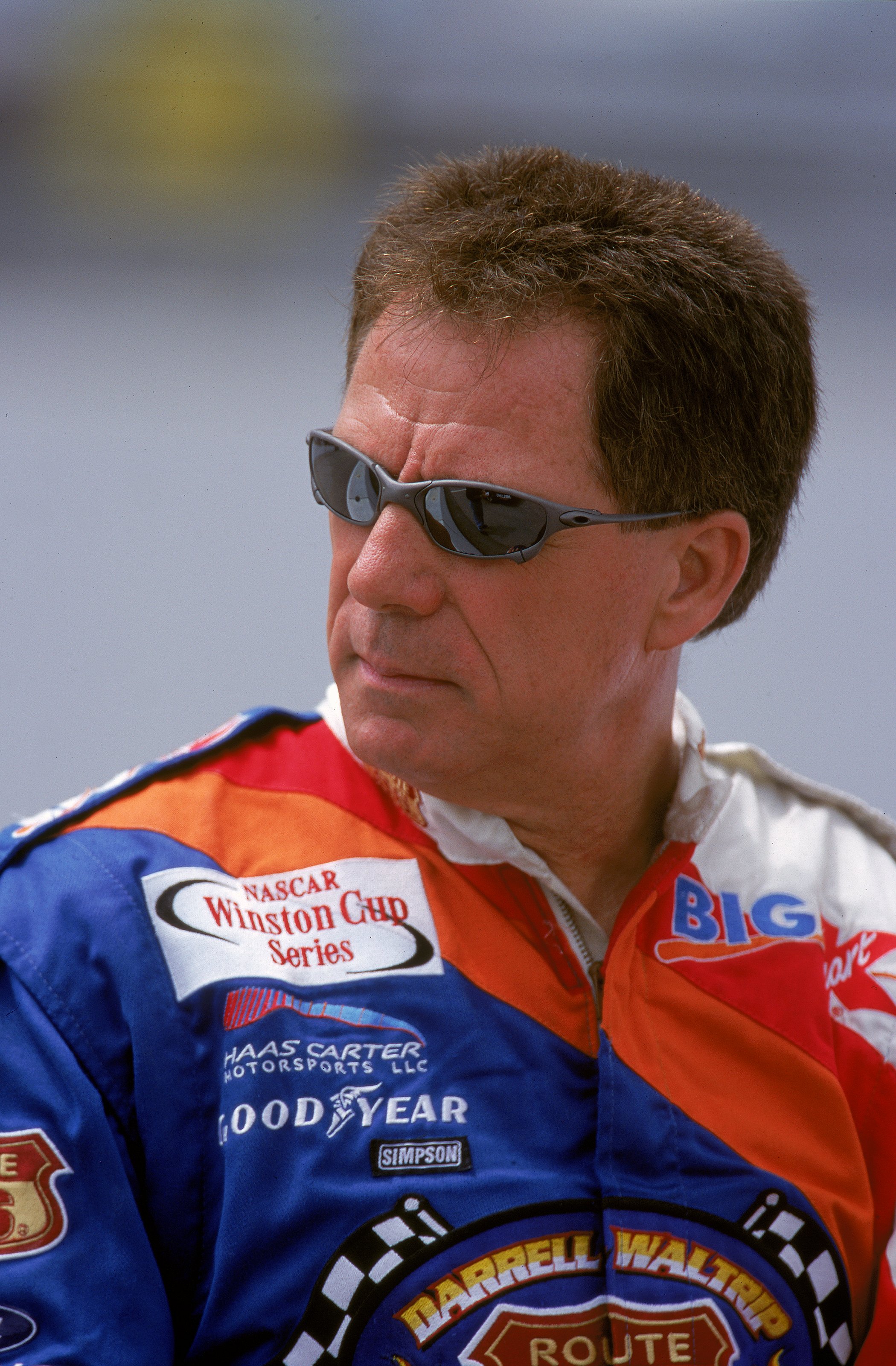 3 Aug 2000:  Driver Darrell Waltrip #66 who drives a Ford Taurus for Travis Carter Motorsports looks on the track during the Brickyard 400, part of the NASCAR Winston Cup Series at the Indianapolis Motorspeedway in Indianapolis, Indiana.Mandatory Credit: