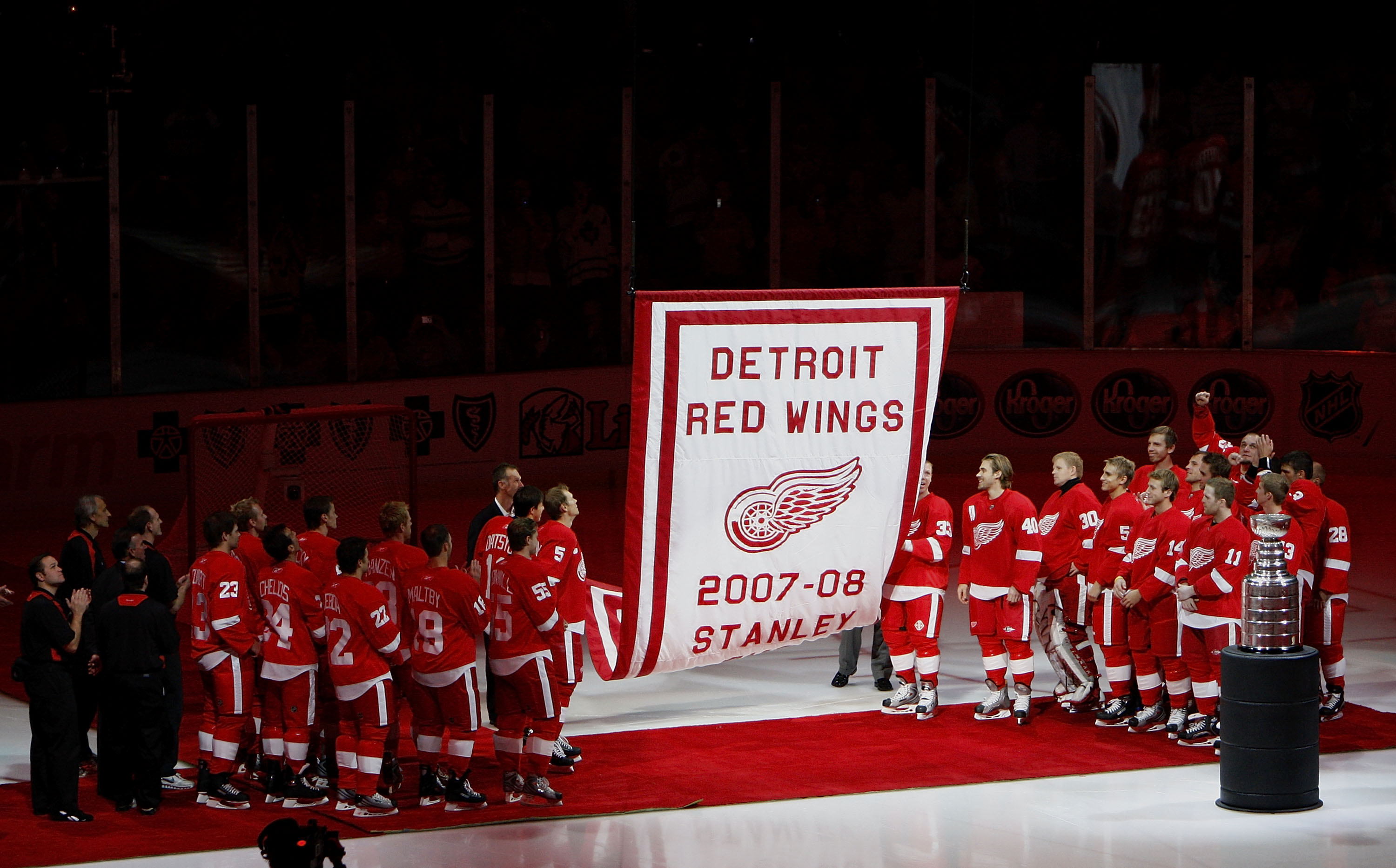 Brian Rafalski 2008 Detroit Red Wings Throwback NHL Hockey Jersey