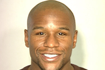 LAS VEGAS, NV - UNDATED: In this handout provided by the Las Vegas Police Department, boxer Floyd Mayweather Jr. poses for a mug shot in Las Vegas, Nevada. Mayweather was arrested for a misdemeanor battery warrant December 16, 2010 at a casino on the Las