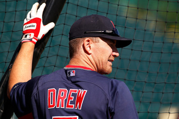 2008 MLB All-Star Game - J D Drew heads to first, J.D. Drew…