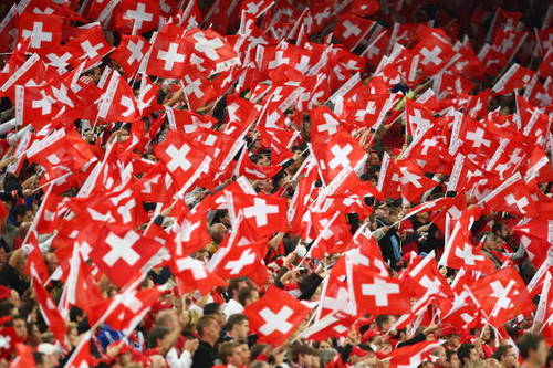 Photo courtesy http://worldnews.about.com/od/southafrica/ig/World-Cup-Fans/Switzerland-Fans.htm
