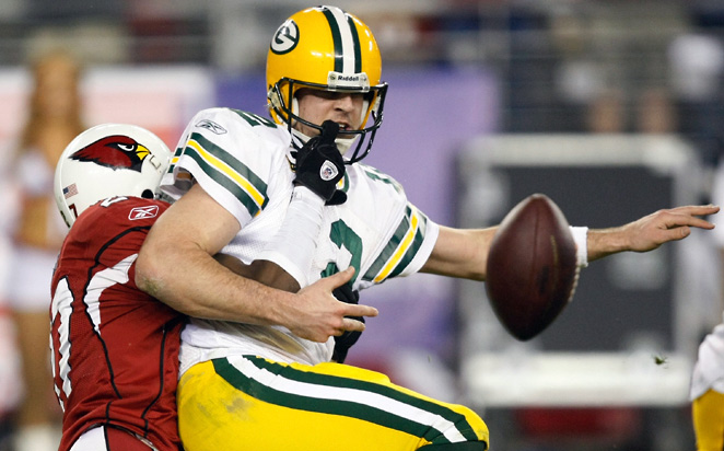 Packers Clay Matthews Punks Carson Palmer After Knocking Him Down!, Packers  vs. Cardinals