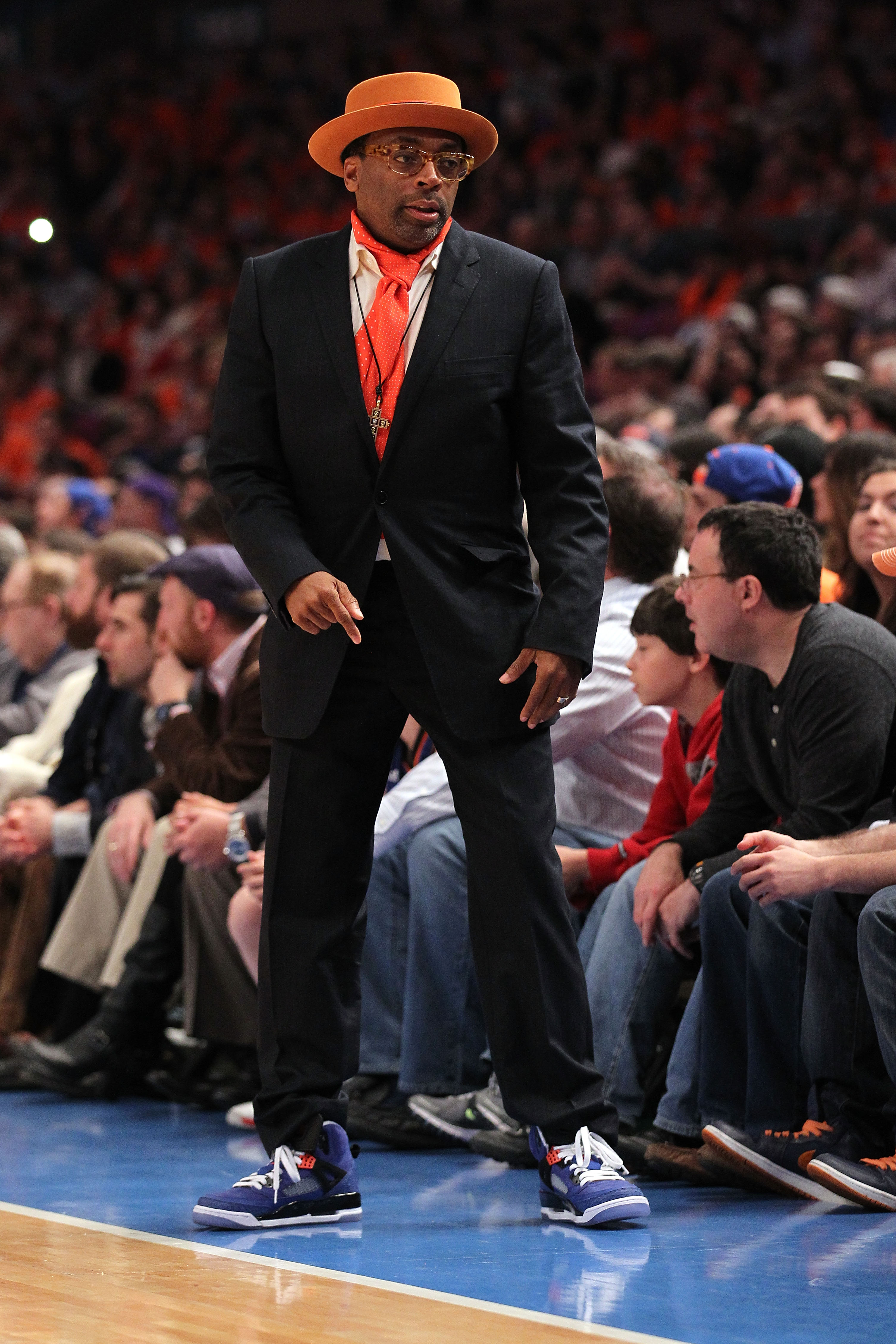 Nick DePaula on X: Spike Lee is at The Garden for a Knicks