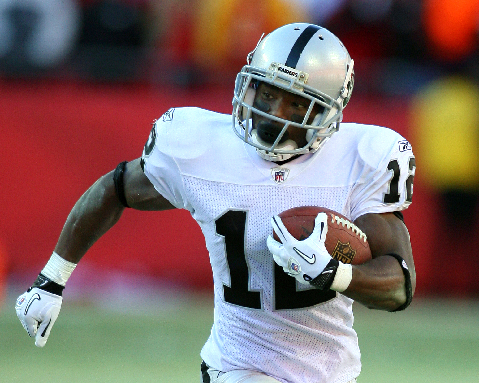 KANSAS CITY, MO - SEPTEMBER 14: DeAngelo Hall #23 of the Oakland Raiders  looks on during their NFL game against th…