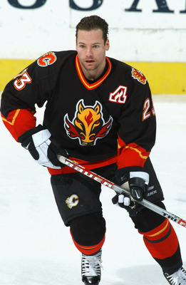 Flames alternate captain's jersey