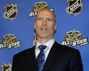Mark Messier at the 2007 NHL All-Star game Jan. 24 in Dallas. (Photo by A. Messerschmidt/Getty Images)