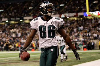 Philadelphia Eagles Reggie Brown makes a reception against the