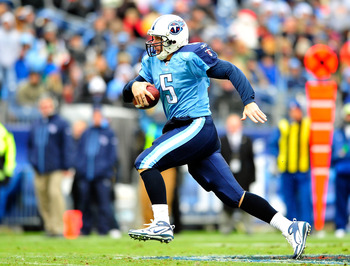 27 September 2009: Tennessee Titans #5 quarterback Kerry Collins