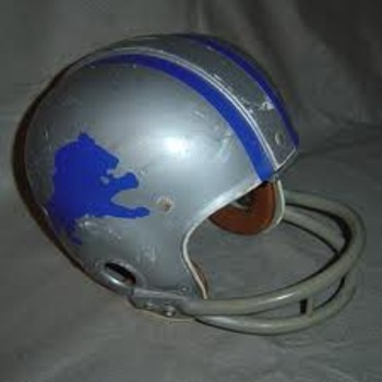 1966 Lions game-used helmet