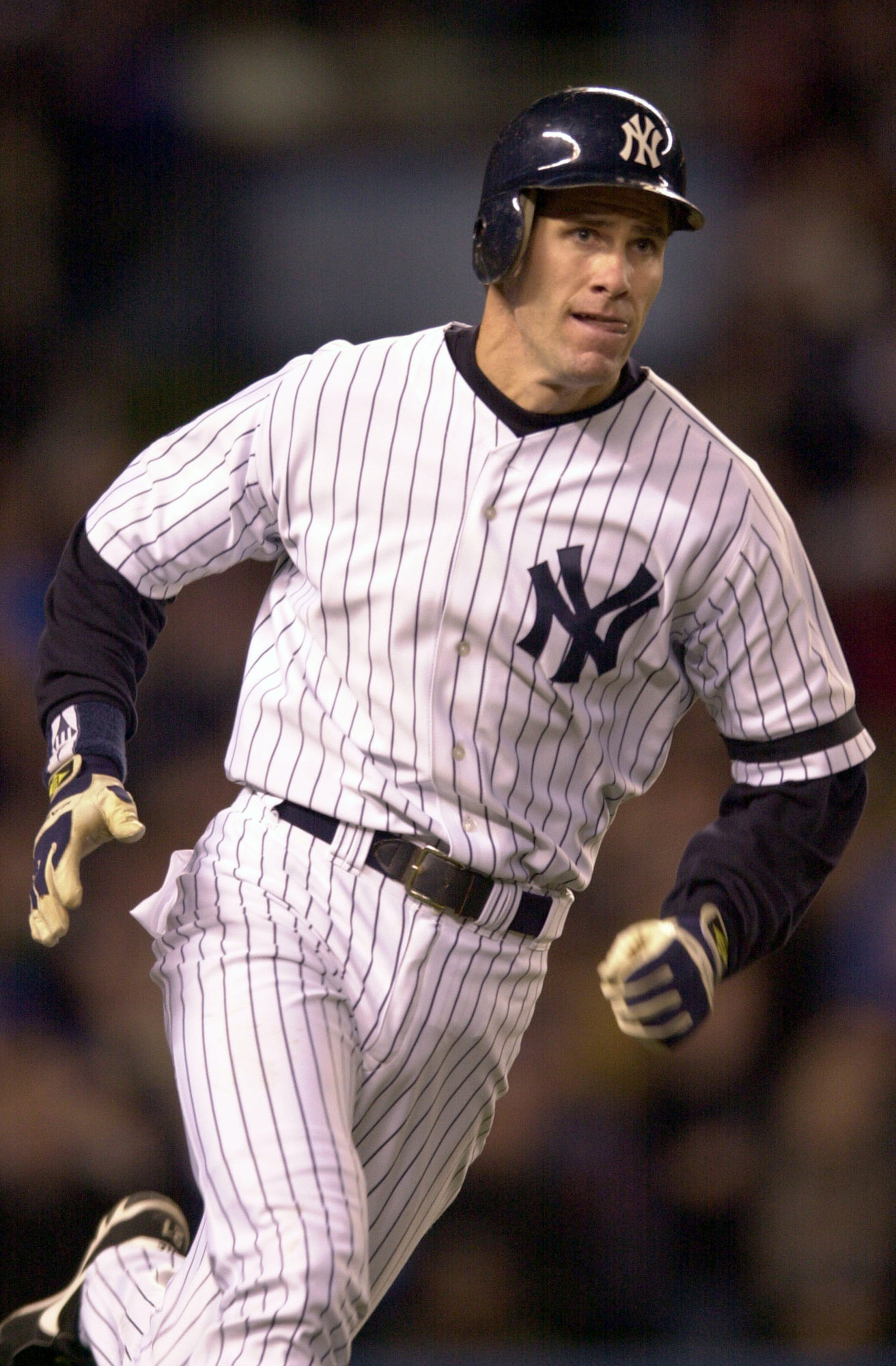 Paul O'Neill of the New York Yankees during Game Three of the World