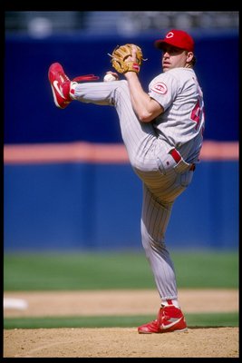 Cincinnati Reds Rob Dibble (49) in action during a game from his