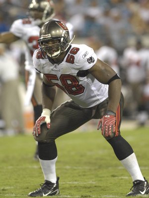 Former Buccaneer linebacker Quincy Black is selling his Tampa