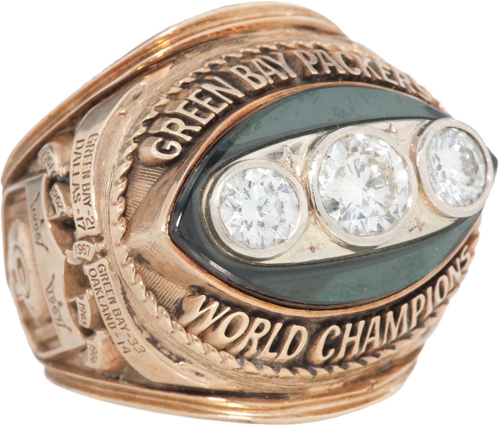 1966 Bart Starr Super Bowl 1 Salesman Sample Ring